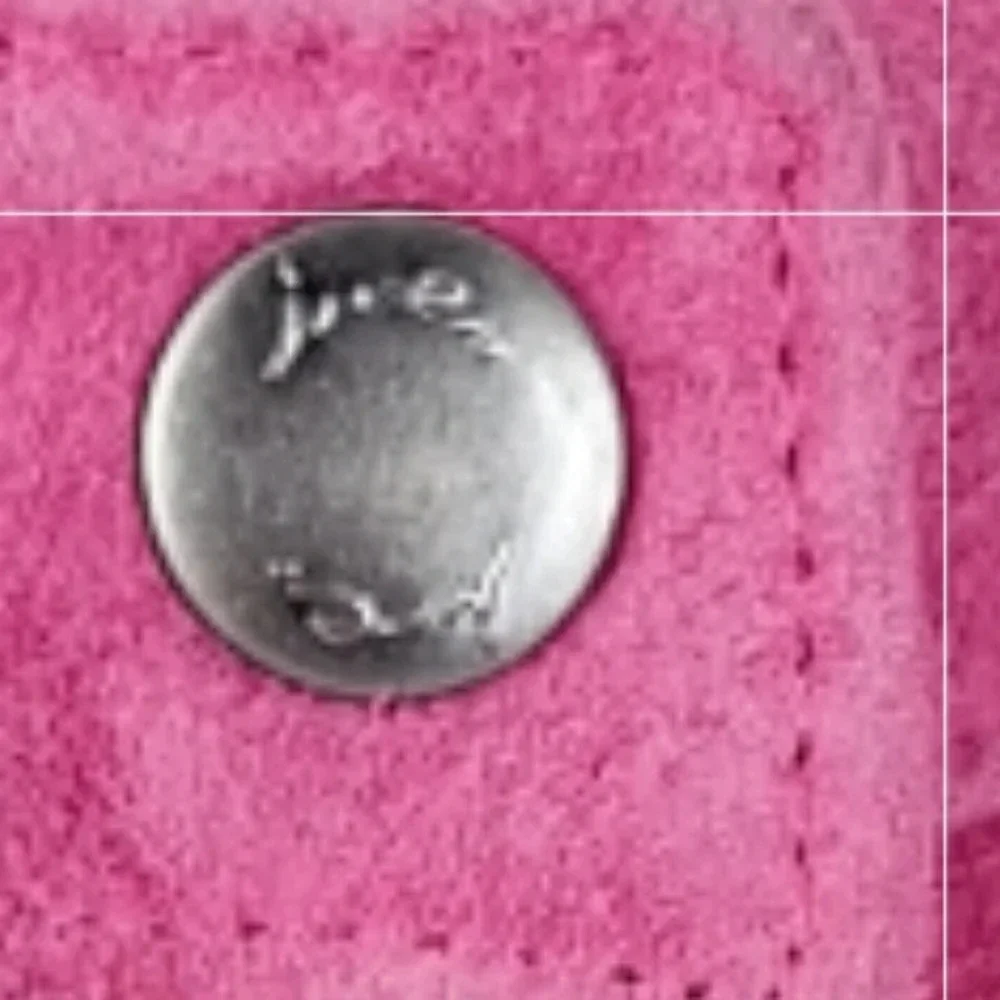 INC International Concepts Suede Pink XL Womens Jacket Silver Colored Zippers - Picture 15 of 16